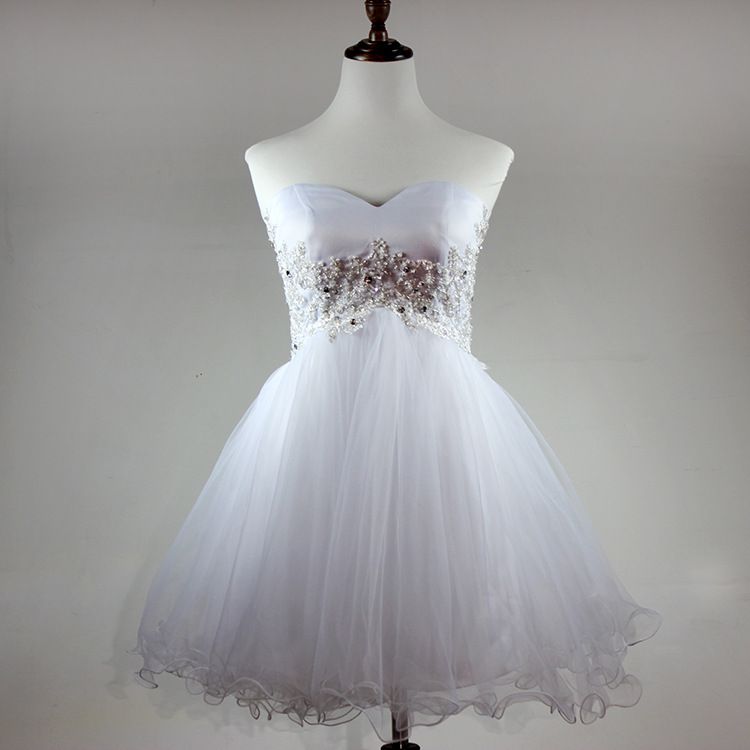 strapless short dresses formal