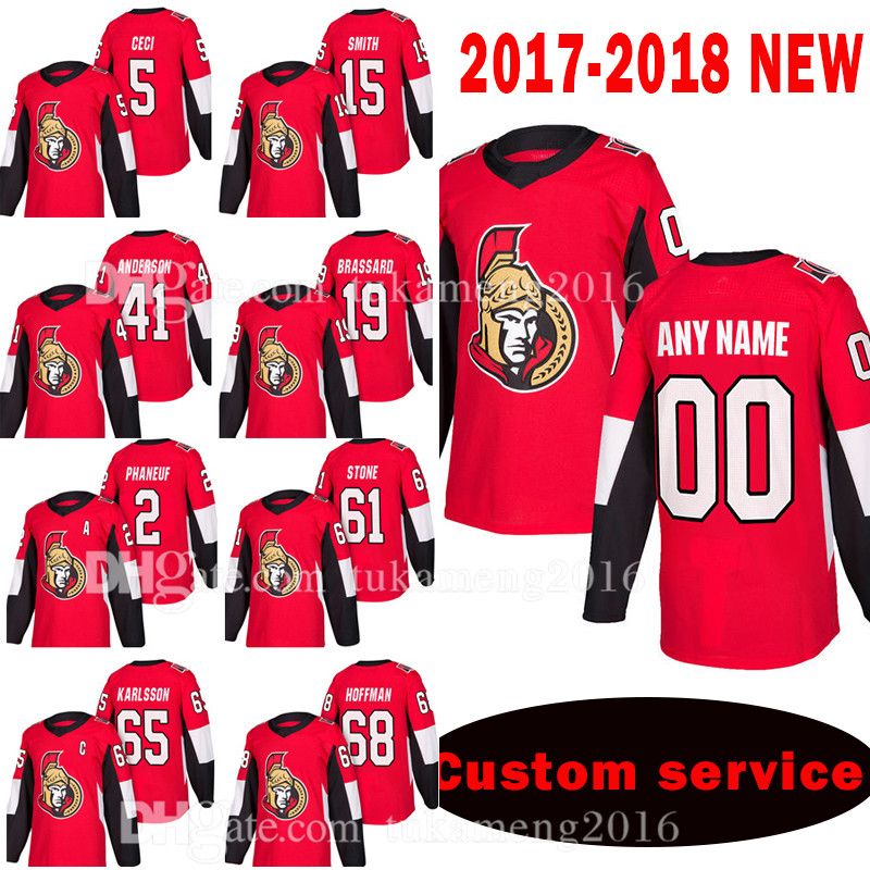 ottawa senators phaneuf jersey