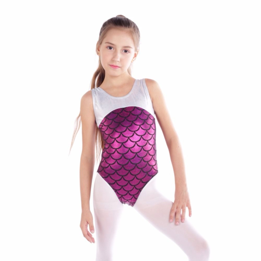 Kid Girl Gymnastics Ballet Dance Sleeveless Leotard Dance wear Athletic Training