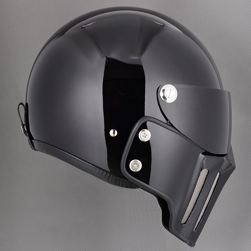 FPR Casco Integrale Da Motociclista Vintage Con Mascherina In Vetroresina  Moto Sporcizia Cafe Racer Custom Da Cross Cruiser Da Motocross Come Campana  Da 102,3 € | DHgate Italy