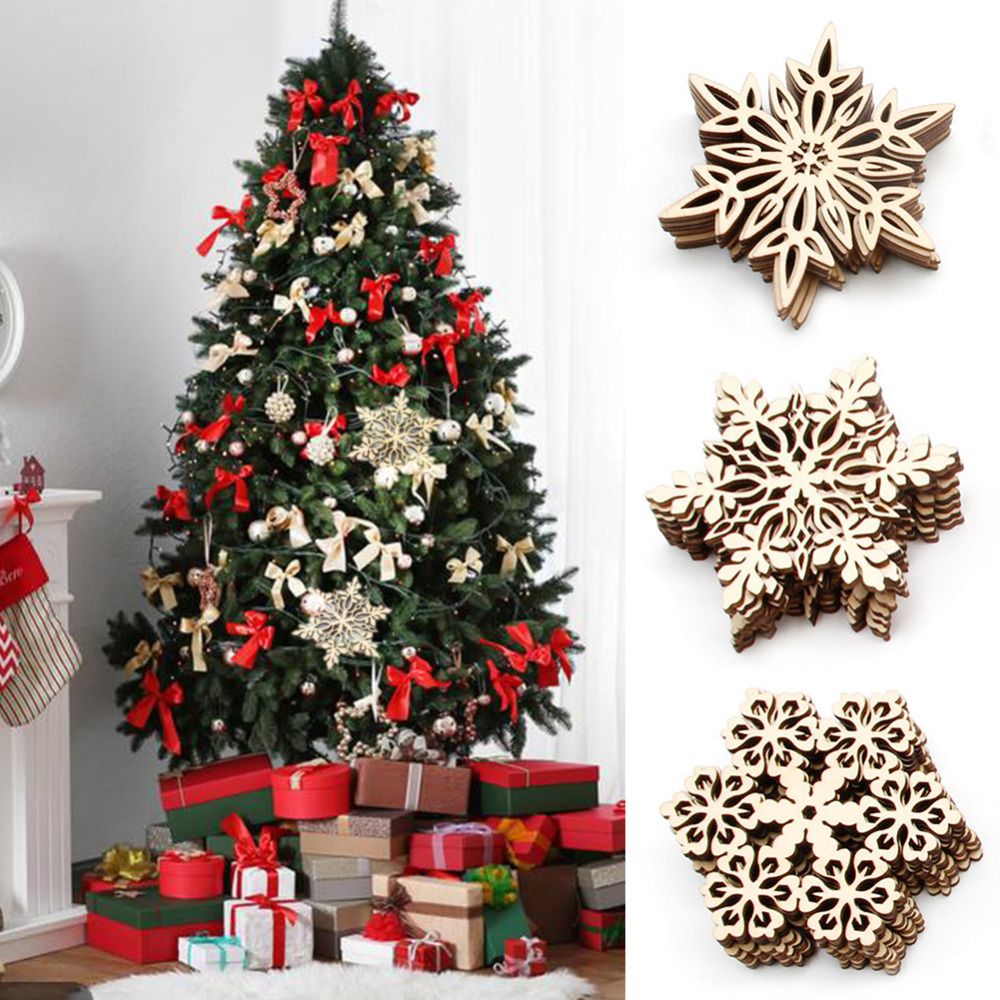 Wholesale 100pc Snowflake Ornaments Christmas Xmas Tree Holiday Party Home Decor
