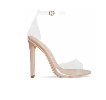 clear bridesmaid shoes