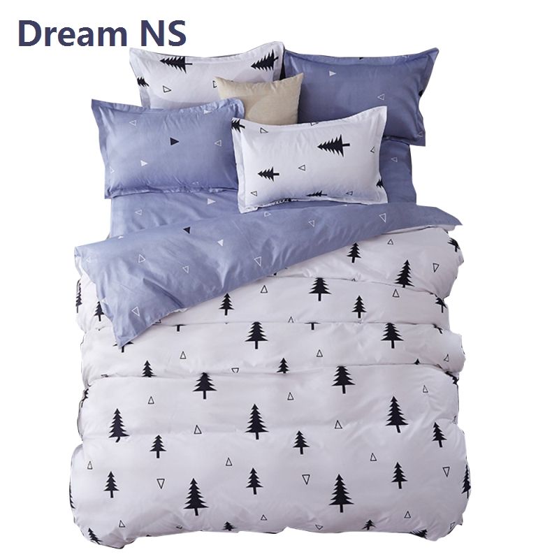 Ahsnme Pinaster Bedding Set Winter Summer Pine Tree Duvet Cover