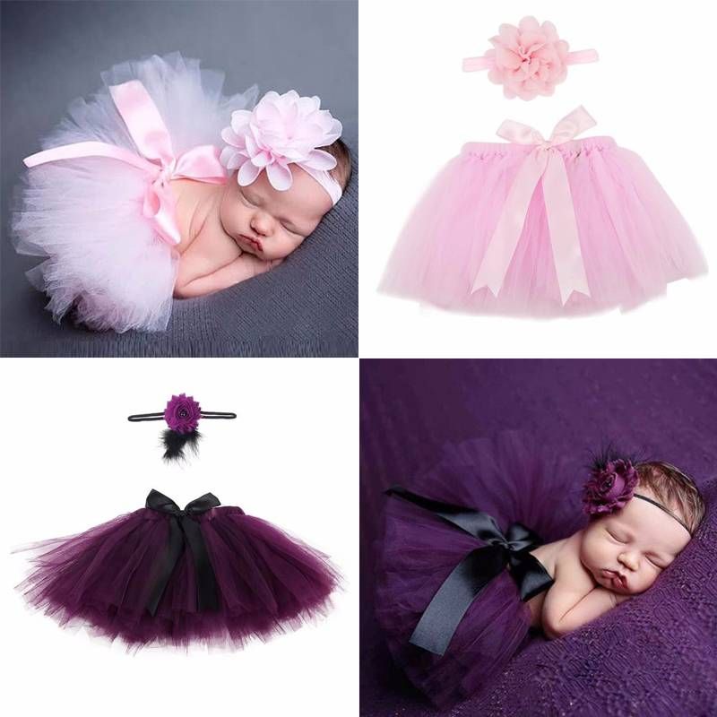 newborn baby girl tutus and headbands