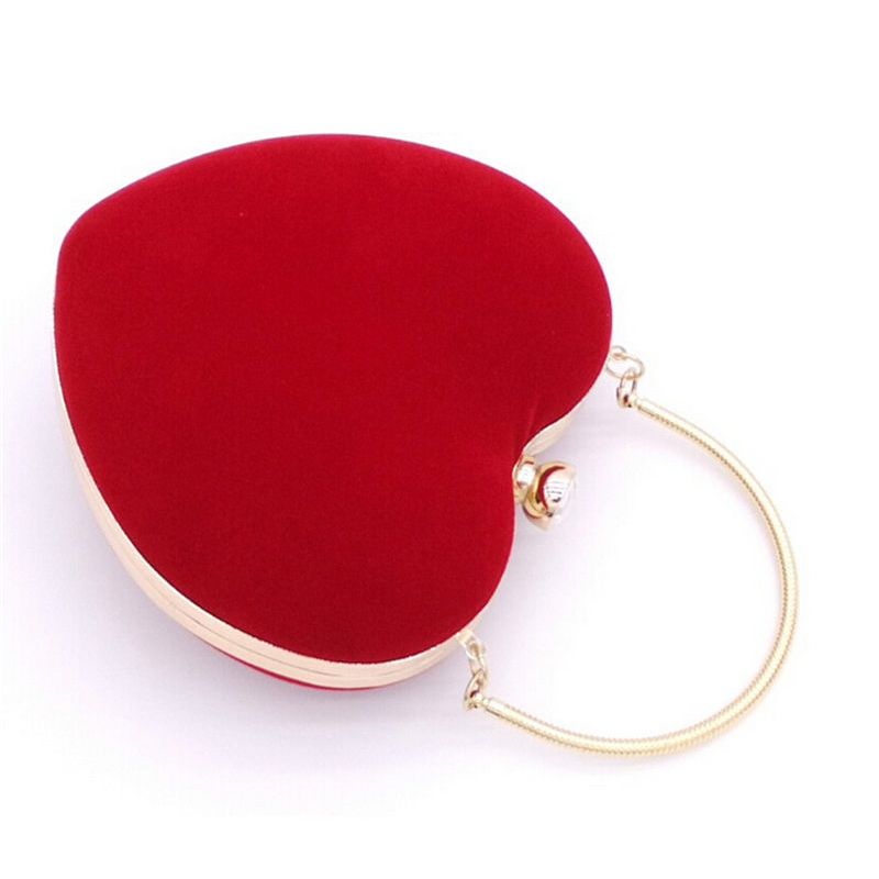 red evening bags clutches