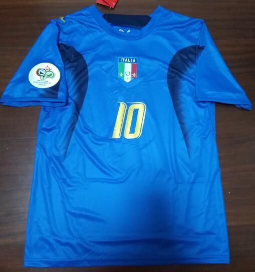 World Cup Italy Retro Soccer Jersey 