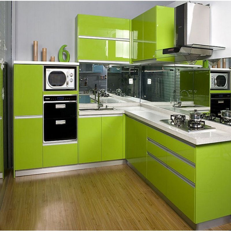 Modern Pvc Waterproof Wallpaper Kitchen Cupboard Cabinet Self