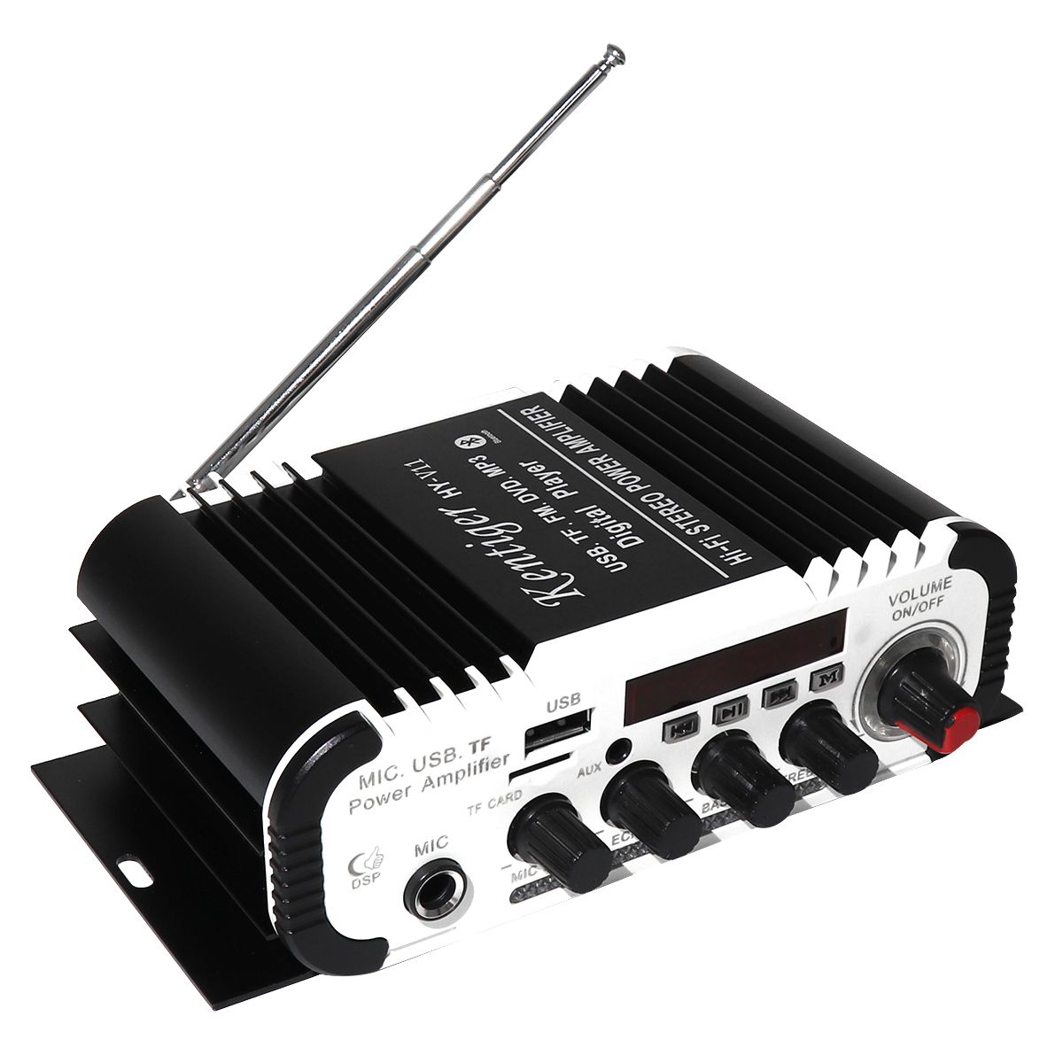 2ch Hi Fi Bluetooth Car Audio Power Amplifier Fm Radio Player For
