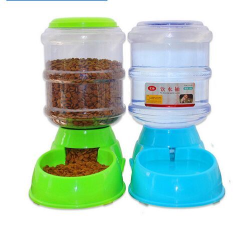 2020 Home Automatic Pet Feeder Drinking Fountain For Cats Dogs 3 5
