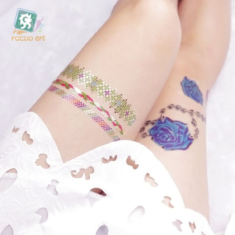 Grosshandel 21 15cm Temporare Gefalschte Tatowierungen Wasserdichte Tatowierungsaufkleber Korperkunst Malerei Fur Party Dekoration Usw Buntes Armband Von Chinaruibagsalice 11 44 Auf De Dhgate Com Dhgate