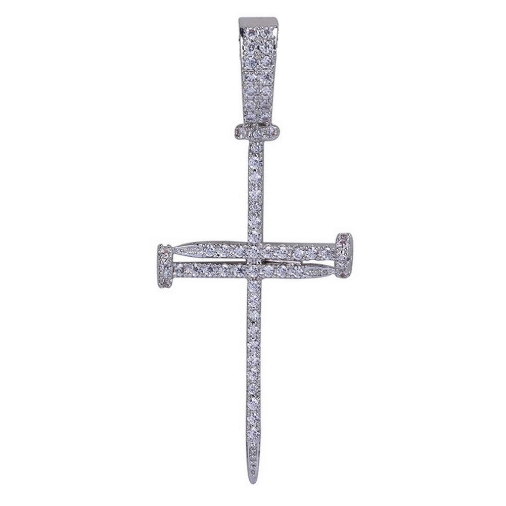 Croix d'ongle en argent