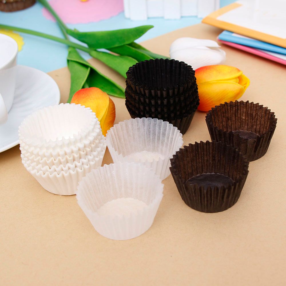 Satın Al Mini Cupcake Astar Pişirme Bardak Kağıt Muffin Vakası Kek
