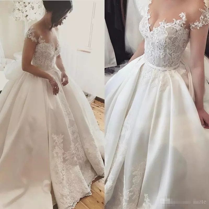 Acquista Abiti Da Sposa Eleganti Abiti Da Sposa Cenerentola Plus Size Off The Shoulder Pizzo Country Church Abito Da Sposa Vintage Fantastic Bridal Gown 19 A 144 07 Dal Sweety Wedding Dhgate Com