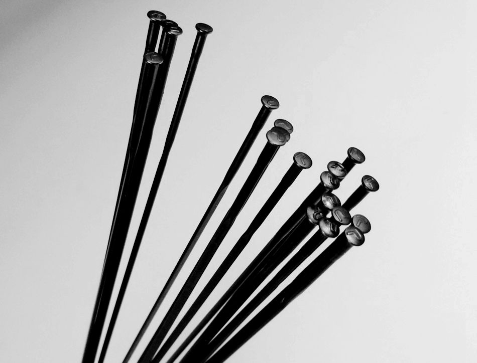 12pcs Pillar PSR aero X-TRA 1420 spokes J-bend Straight pull head radios light