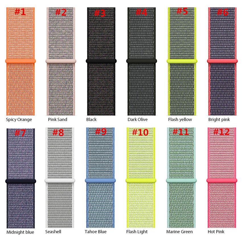 apple sport loop colors