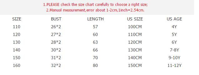 Toddler Dress Size Chart