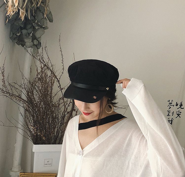 2018 Sombreros de época para mujer Nueva moda Sombrero Gorras Planas Snapback Gorras Casquette femenina
