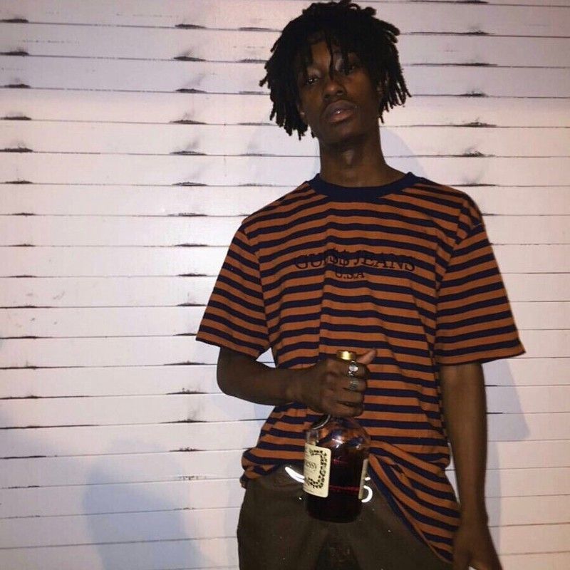 asap rocky striped shirt