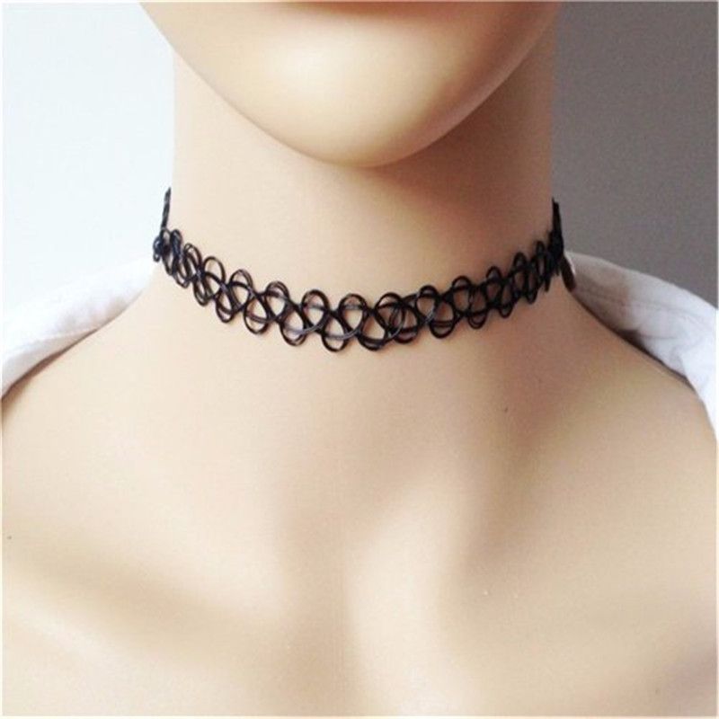 black choker