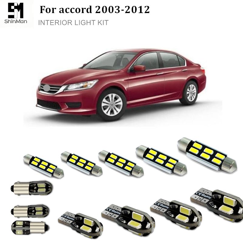 2019 Shinman Error Free Led Interior Light Kit Package For Honda Accord 2003 2012 Accessories From Molls 19 7 Dhgate Com