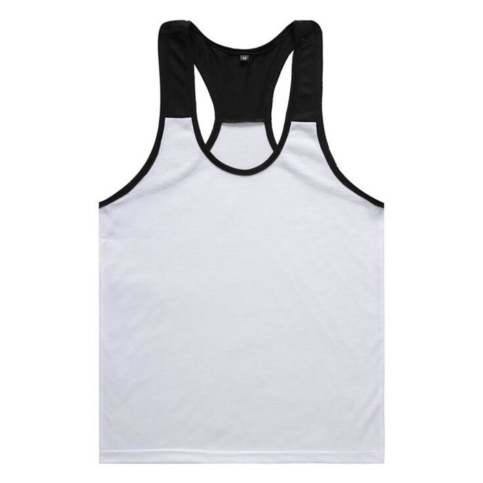2021 Blank Tank Top Gym Singlets Men Tank Tops Bodybuilding Fitness