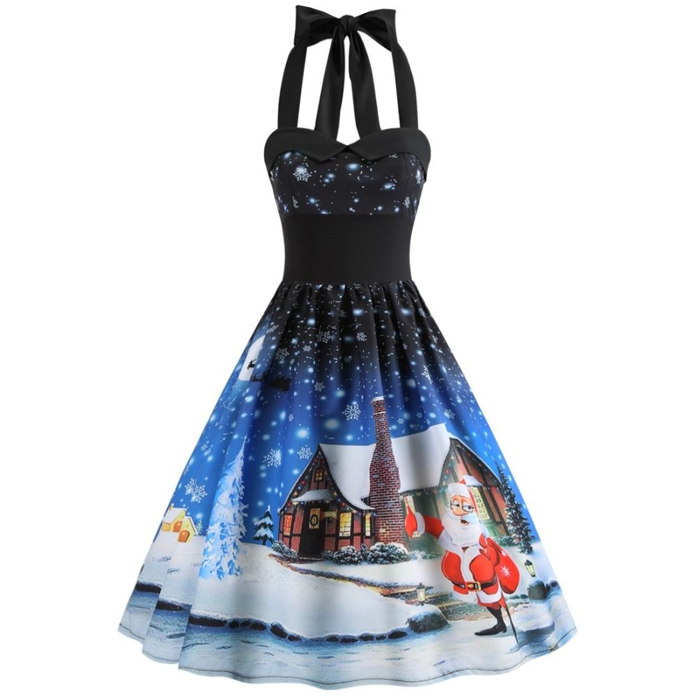 sleeveless christmas dress