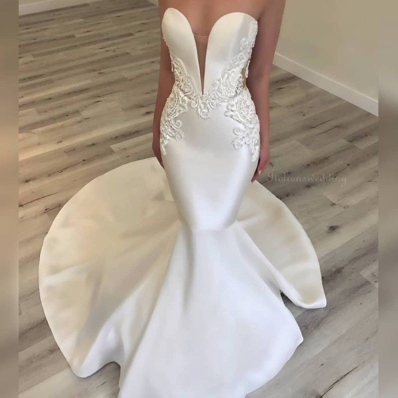 vestido de noiva simples e elegante