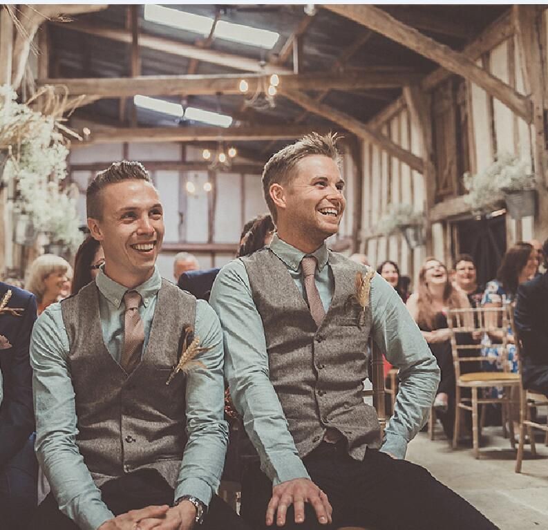 rustic groomsmen attire