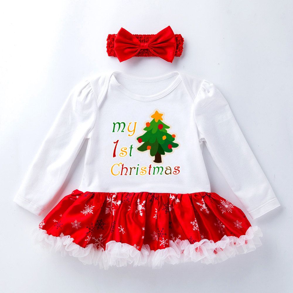 Geagodelia Barboteuse de Noël Bébé Garçon Fille Combinaiosn à Manches Longues Grenouillère Tricoté de Noël pour Bébé 0-18 Mois Vêtement Bébé de Noël