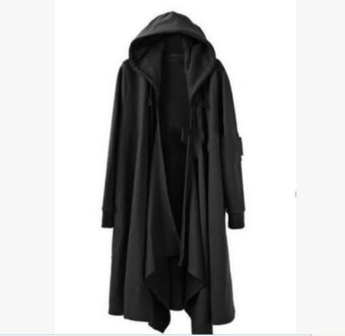 Wholesale Mens Trench Coats At $56, Get S 5XL Mens Gothic Long Cloak Cape Coat Loose Casual Jacket Black PunK Trench Outwear Street Plus Size From Online Store | DHgate.Com