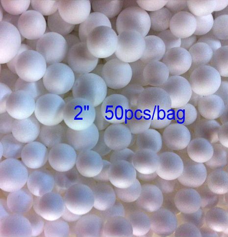 Styrofoam Balls Of Foam 2 School Christmas Arts Crafts Smooth