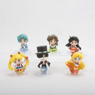 Sailor Moon Bonecas Action Figure Pack 5 Personagens