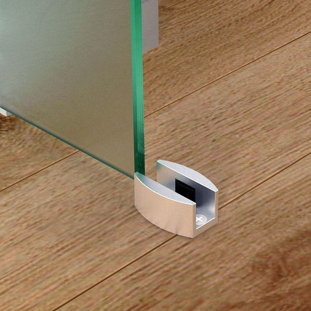 Grosshandel Untere Fuhrung Der Schiebetur 304 Edelstahlboden Bodenfuhrungsrolle Fur Rahmenlose Glasschiebeturen Von Att Hardware 16 09 Auf