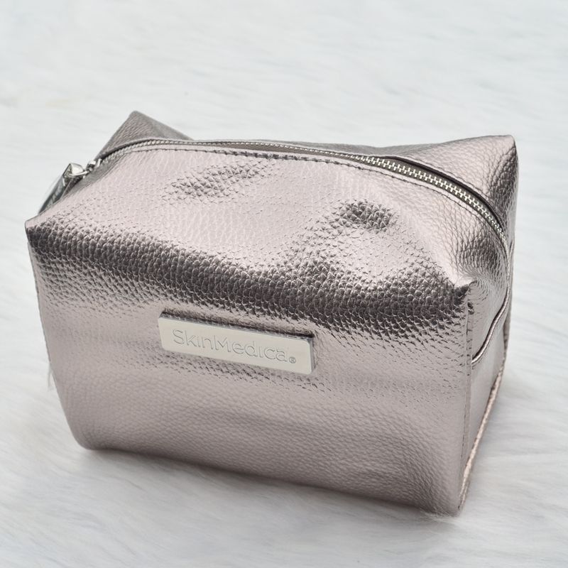 Download 2020 Texture PU Leather Cosmetic Bag Wash Gargle Cosmetic ...