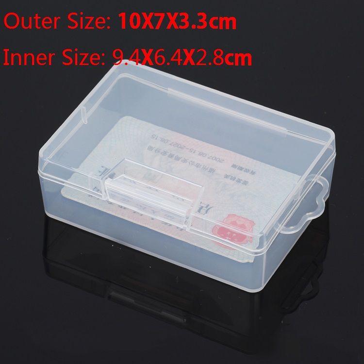 flat plastic box
