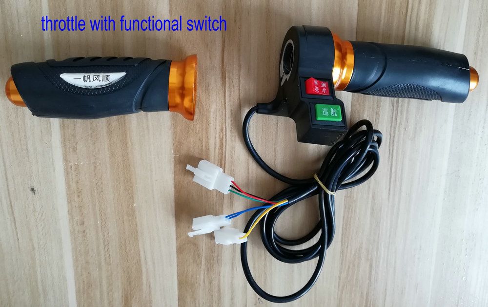 Twist Throttle With Cruise Reverse/Horn Switch 3speed Switch For