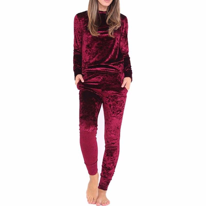 velour tracksuit set