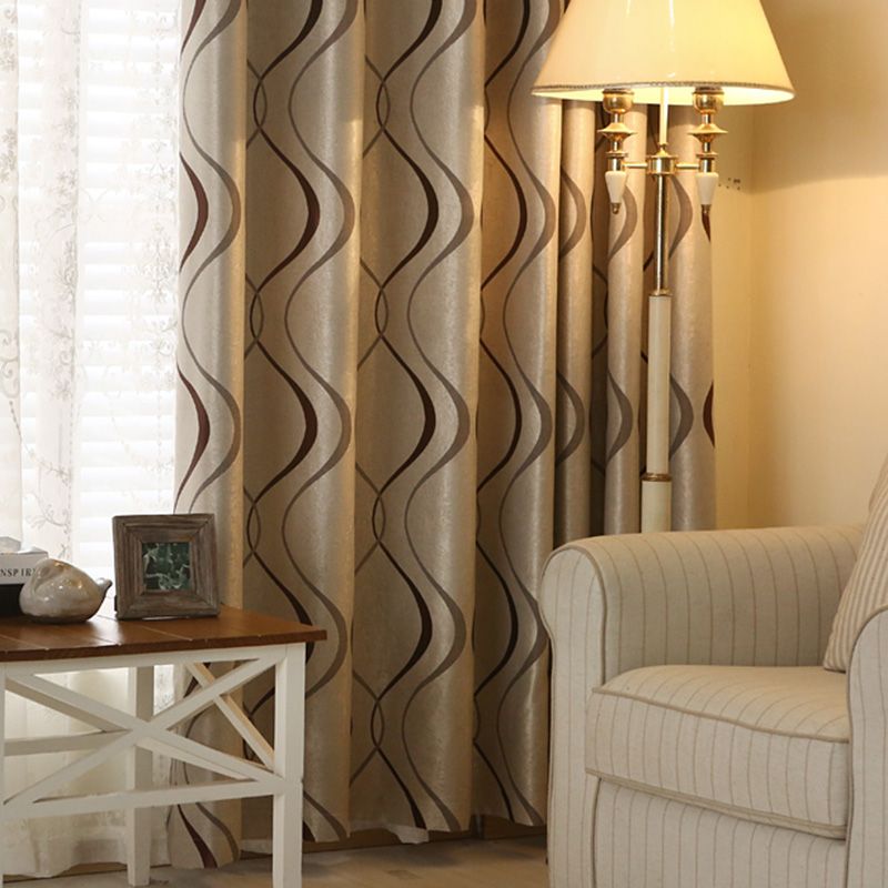 2019 Thick Luxury Wavy Striped Curtain Design For Living Room Bedroom Home Decoration Modern Blackout Curtains Ready Made Chinese From Herbertw