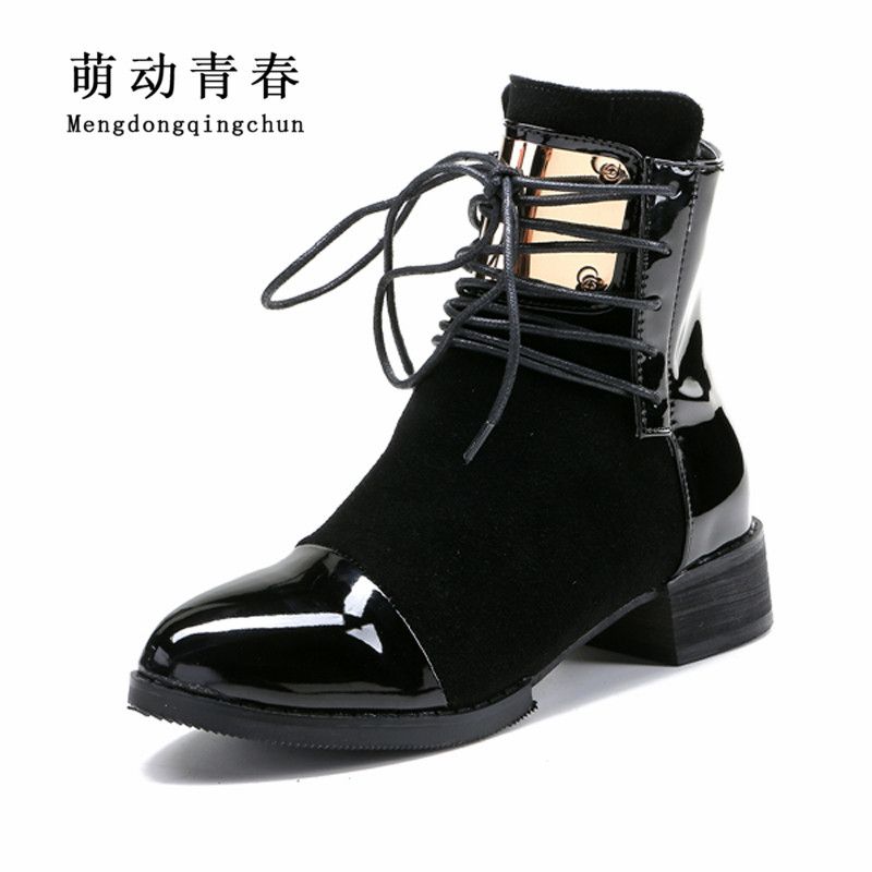 flat leather womens boots