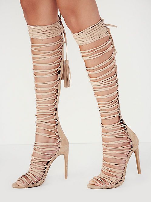 bridal strappy shoes