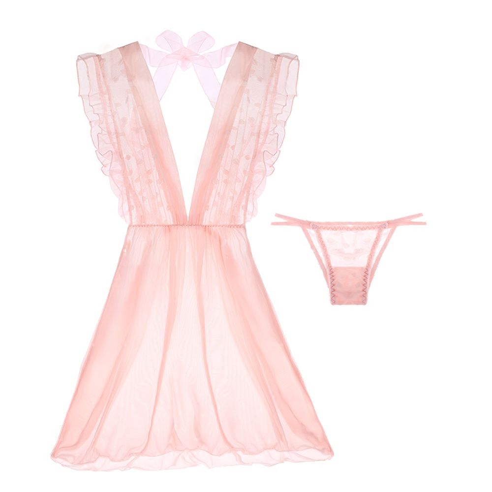 womens pink nightgown