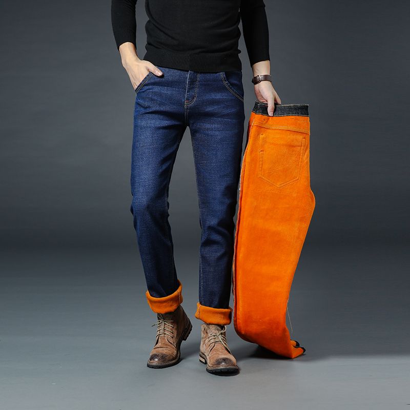 warm jeans for winter mens