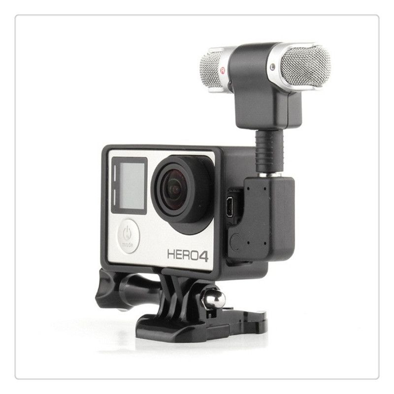Adaptador de microfone - até 12x sem juros - Goprosul Revendedor oficial