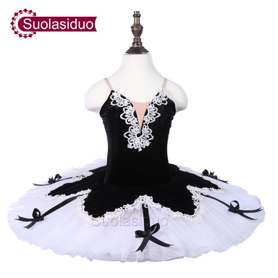 2020 Kids Black Ballet Tutu Swan Lake Stage Performance Costumes Girls White Professional Ballet Dance Apperal Adult Ballet Skirt From Suolasiduo 93 01 Dhgate Com