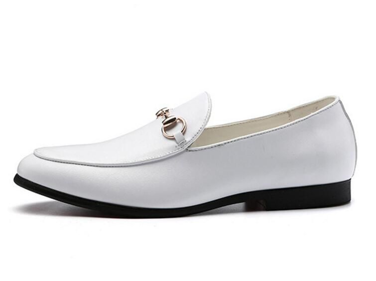 zapatos de vestir blancos hombre