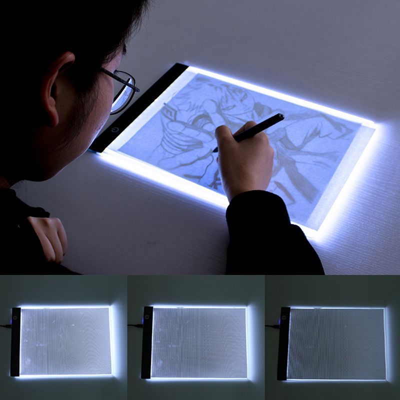 2019 Comic Drawing Artifact Thin Led Light Table Plug Dimmable Glowing LED Copy Board Kids Excise Painting Imitate Novelty Lamp From Amosty, \u0026Price;