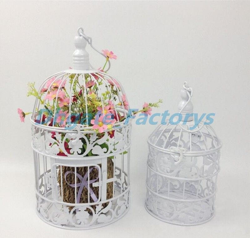 2020 European White And Black Vintage Birds Cage Fashion Cinnamon Iron Birdcage Wedding Decoration Props Decoration Decorative Bird Cage From Dhgate Factorys 13 66 Dhgate Com