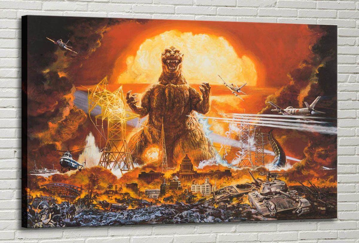 BANKSY TIRE ON FIRE ORANGE DEEP FRAMED CANVAS WALL ART PICTURE PAPER PRINT