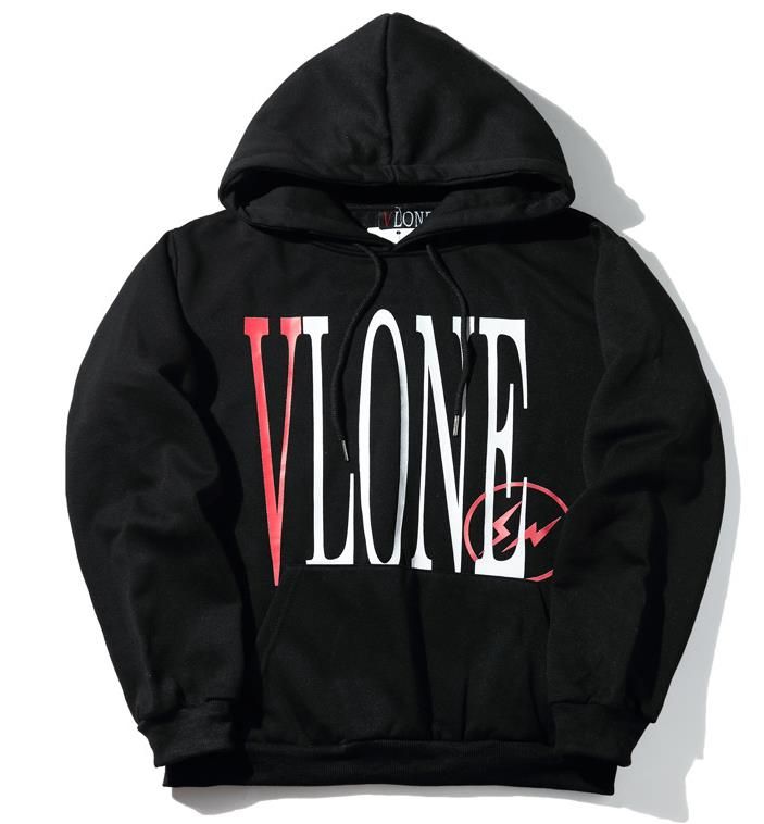 VLONE Hoodie Hip Hop Marca Ropa Tops A $ AP V Fragmento Diseño Hoody Graffiti Men