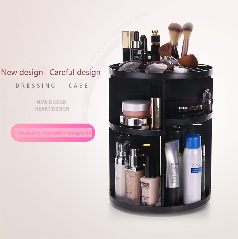 Omnipotent Fashion Portable Travel 360 Degree Rotary Cosmetic Rack